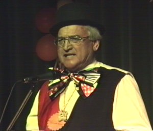 "Narrenpräsident" Erhard Bucher